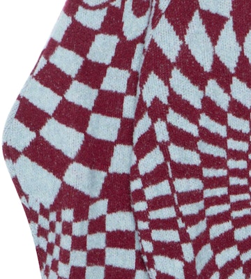 (W) ステラ・マッカートニー レッド ジオメトリック柄 プルオーバー セーター 603949S2278-8490 Shop (W) ステラ・マッカートニー レッド ジオメトリック柄 プルオーバー セーター 603949S2278-8490