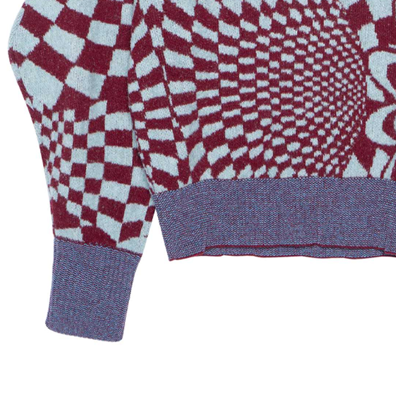 Sizing (W) ステラ・マッカートニー レッド ジオメトリック柄 プルオーバー セーター 603949S2278-8490