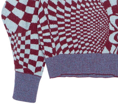 (W) ステラ・マッカートニー レッド ジオメトリック柄 プルオーバー セーター 603949S2278-8490 Sizing (W) ステラ・マッカートニー レッド ジオメトリック柄 プルオーバー セーター 603949S2278-8490