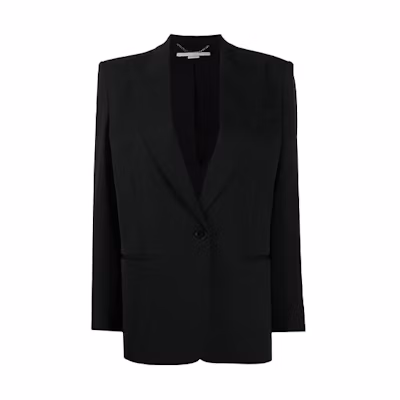 (Women) Stella McCartney Single-Button Blazer Black 600557SNB48-1000