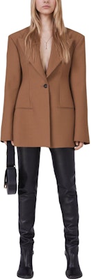 (W) ステラマッカートニー シングルボタンブレザー カーキ 長袖ジャケット. 6500833CU750-2302 Lookbook (W) ステラマッカートニー シングルボタンブレザー カーキ 長袖ジャケット. 6500833CU750-2302