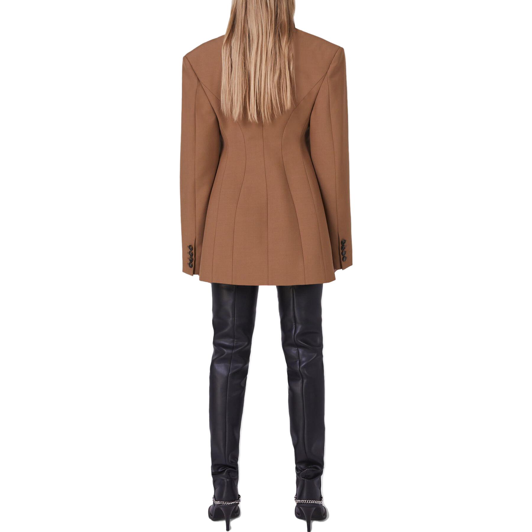 Shop (W) ステラマッカートニー シングルボタンブレザー カーキ 長袖ジャケット. 6500833CU750-2302