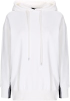 (Women) Stella McCartney White Hoodie with Patchwork Letter Print. 601851SMP84-9250 (Women) Stella McCartney White Hoodie with Patchwork Letter Print. 601851SMP84-9250