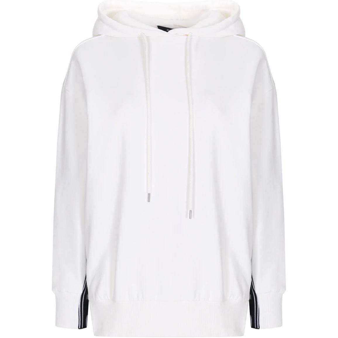 Order (W) Stella McCartney Hoodie Putih dengan Cetakan Huruf Patchwork. 601851SMP84-9250