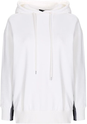 (W) Stella McCartney Hoodie Putih dengan Cetakan Huruf Patchwork. 601851SMP84-9250 Order (W) Stella McCartney Hoodie Putih dengan Cetakan Huruf Patchwork. 601851SMP84-9250