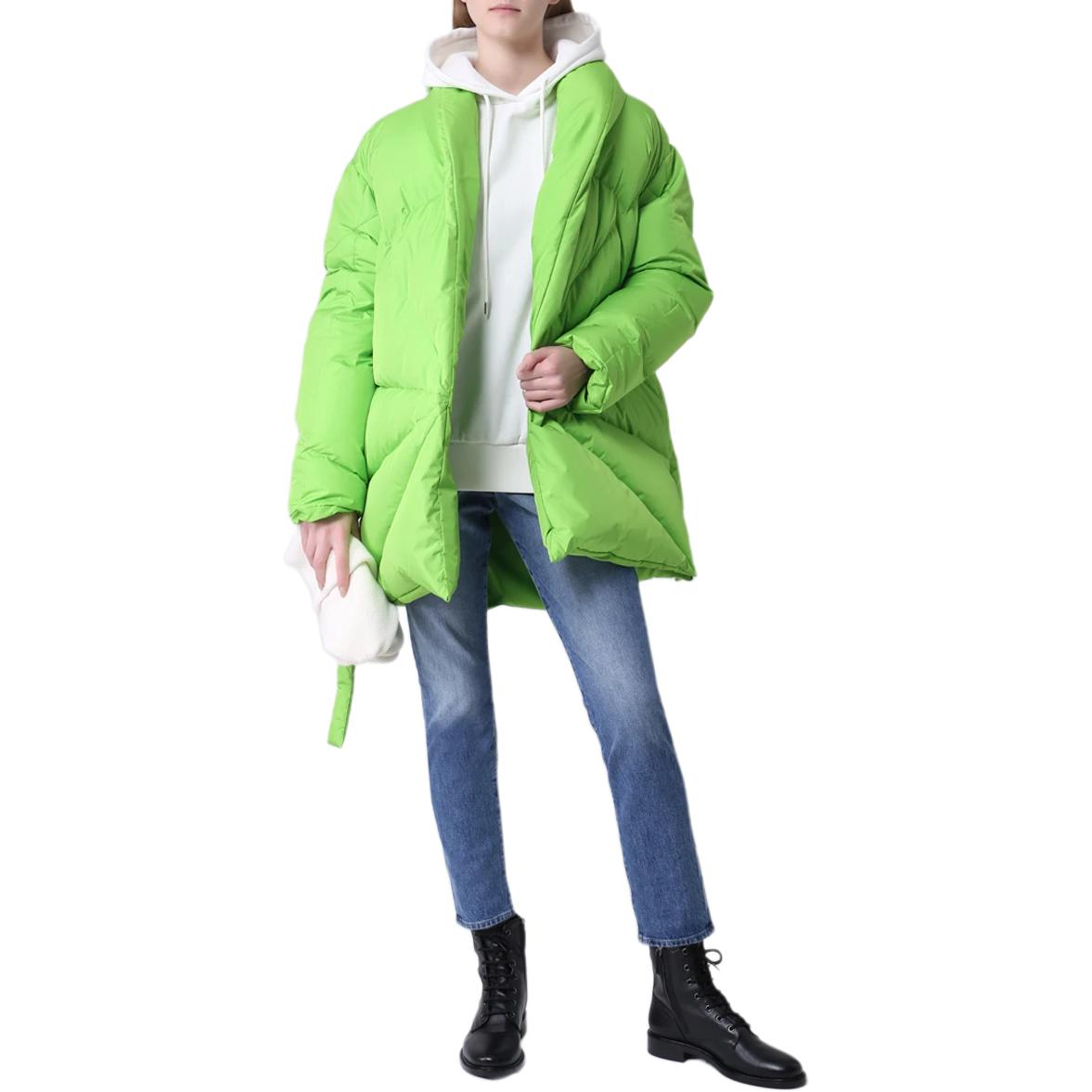 Lookbook (W) Stella McCartney Hoodie Putih dengan Cetakan Huruf Patchwork. 601851SMP84-9250