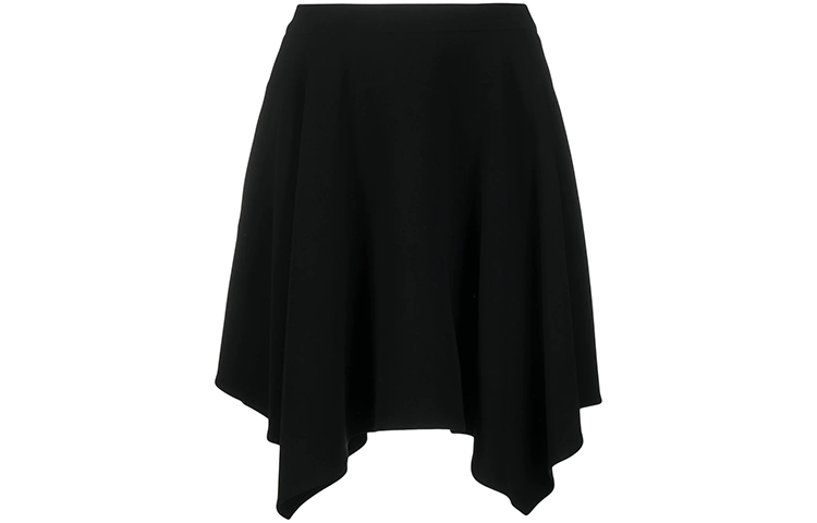 Order (W) Stella McCartney Skirt Asimetris Hitam Kasual SS21. 602925SNA28-1000