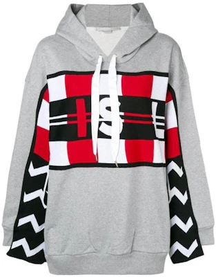 (W) Sudadera con Capucha Gris Stella McCartney Colorblock con Letras Gráficas 523497SLW36-1500 Order (W) Sudadera con Capucha Gris Stella McCartney Colorblock con Letras Gráficas 523497SLW36-1500