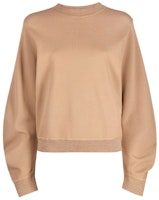 (Women) Stella McCartney FW21 Brown Cropped Pullover Loose Knit Sweater. 603229S2253-2742 (Women) Stella McCartney FW21 Brown Cropped Pullover Loose Knit Sweater. 603229S2253-2742