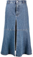 (Women) Stella McCartney FW21 A-Line Denim Mini Skirt Women’s Blue. 603987-SOH48-4021 (Women) Stella McCartney FW21 A-Line Denim Mini Skirt Women’s Blue. 603987-SOH48-4021