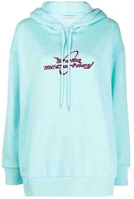 (W) Sudadera con Capucha Azul de Logo Stella McCartney FW21 Manga Larga 515813SPW12-3902 Order (W) Sudadera con Capucha Azul de Logo Stella McCartney FW21 Manga Larga 515813SPW12-3902