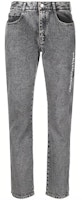 (Women) Stella McCartney FW21 Galaxy Logo Embroidered Washed Denim Pants Women Grey. 372773SOH42-1260 (Women) Stella McCartney FW21 Galaxy Logo Embroidered Washed Denim Pants Women Grey. 372773SOH42-1260