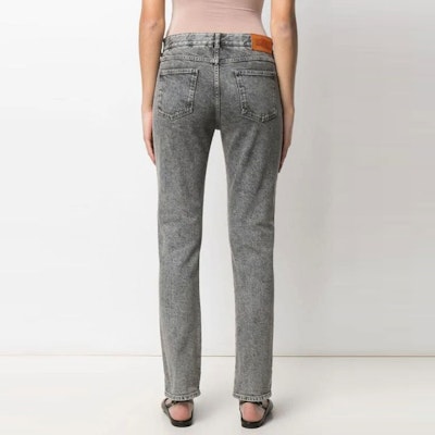 (W) Stella McCartney FW21 Galaxy Logo Seluar Denim Kelabu Wanita. 372773SOH42-1260 Purchase (W) Stella McCartney FW21 Galaxy Logo Seluar Denim Kelabu Wanita. 372773SOH42-1260