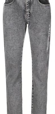 (W) Stella McCartney FW21 Galaxy Logo Seluar Denim Kelabu Wanita. 372773SOH42-1260 Sizing (W) Stella McCartney FW21 Galaxy Logo Seluar Denim Kelabu Wanita. 372773SOH42-1260