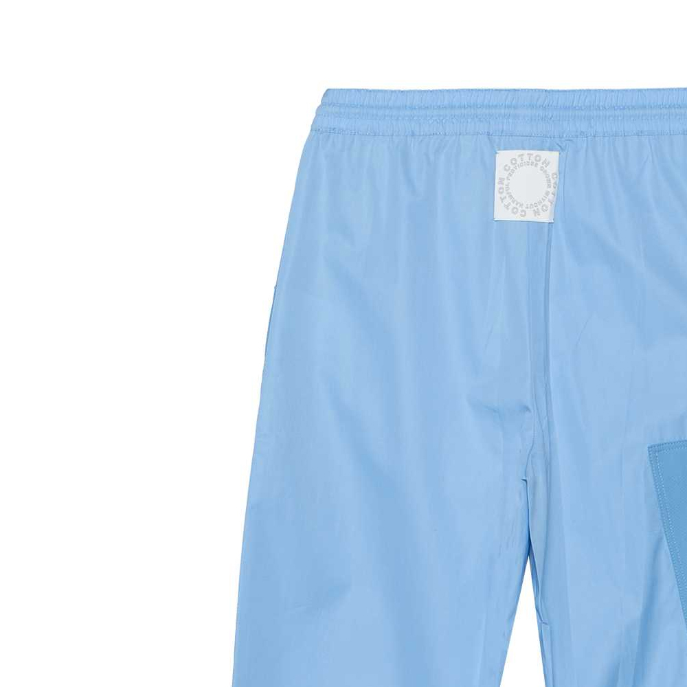 Shop (W) Stella McCartney FW23 Seluar Jogger Biru Muda dengan Pinggang Tali Serut. 603790SMA90-4540