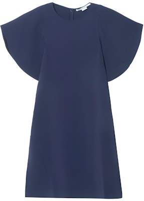 (W) Stella McCartney FW23 Gaun Mini Biru Navy Lengan Pendek dengan Zip Depan. 602911SCA06-4000 Buy (W) Stella McCartney FW23 Gaun Mini Biru Navy Lengan Pendek dengan Zip Depan. 602911SCA06-4000