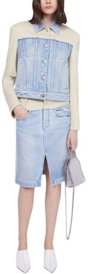 (W) ステラマッカートニー FW23 フローラルデザイン パッチワークデニムジャケット. 6D02063SPH60-4221 Lookbook (W) ステラマッカートニー FW23 フローラルデザイン パッチワークデニムジャケット. 6D02063SPH60-4221