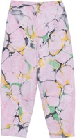 (Women) Stella McCartney FW23 Pink Floral Wide-Leg Loose Jeans. 602559SOH43-8808 (Women) Stella McCartney FW23 Pink Floral Wide-Leg Loose Jeans. 602559SOH43-8808