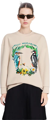 (W) 스텔라 맥카트니 로고 애니멀 프린트 크루넥 스웨트셔츠 오프 화이트 569003SPX08-9023 Lookbook (W) 스텔라 맥카트니 로고 애니멀 프린트 크루넥 스웨트셔츠 오프 화이트 569003SPX08-9023