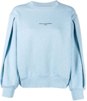 (Women) Stella McCartney Pleated Detail Long-Sleeve Sweatshirt Women’s Light Blue. 603659SOW78-4210 (Women) Stella McCartney Pleated Detail Long-Sleeve Sweatshirt Women’s Light Blue. 603659SOW78-4210