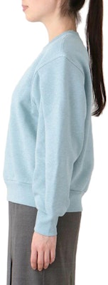 (W) Stella McCartney Baju Peluh Lengan Panjang Berlipat Wanita Biru Muda. 603659SOW78-4210 1