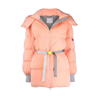 (Women) Stella McCartney Quilted Puffer Down Jacket Orange 603219SSA14-7514
