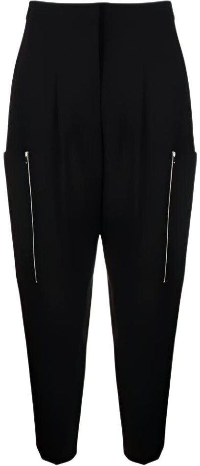 women-stella-mc-cartney-solid-twill-tapered-casual-pants-women-602929-spa-28-1000