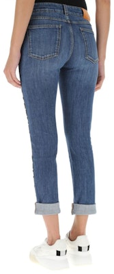 (W) Stella McCartney SS21 Seluar Jeans Denim Regang Logo Sisi Biru. 372773SNH55-4008 Purchase (W) Stella McCartney SS21 Seluar Jeans Denim Regang Logo Sisi Biru. 372773SNH55-4008