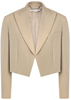 (Women) Stella McCartney SS21 Wool Short Blazer Beige. 602941SRA39-9809 (Women) Stella McCartney SS21 Wool Short Blazer Beige. 602941SRA39-9809
