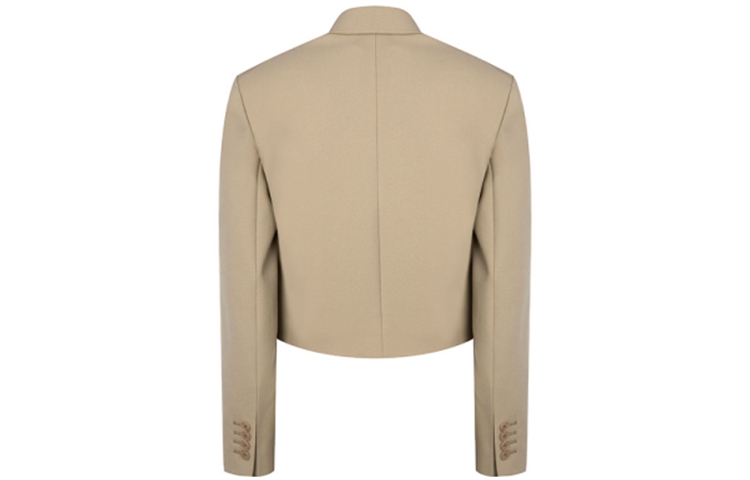 Lookbook (W) Stella McCartney SS21 Blazer Pendek Wool Beige. 602941SRA39-9809