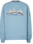 Buy (W) 스텔라 매카트니 SS21 블루 레인보우 돌고래 프린트 코튼 스웻셔츠 579903SOW89-4015