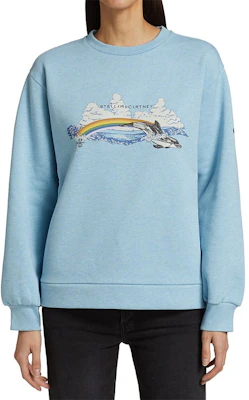 (W) 스텔라 매카트니 SS21 블루 레인보우 돌고래 프린트 코튼 스웻셔츠 579903SOW89-4015 Details for (W) 스텔라 매카트니 SS21 블루 레인보우 돌고래 프린트 코튼 스웻셔츠 579903SOW89-4015