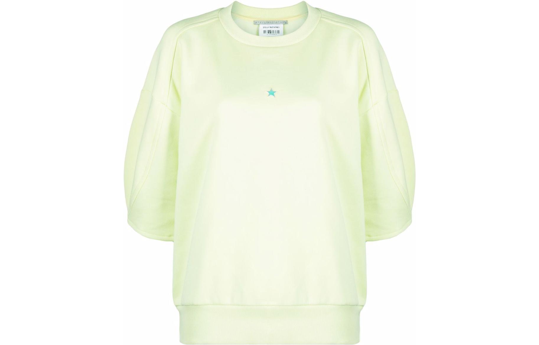 Order (W) Stella McCartney SS22 Baju Rengan Pendek Lengan Hijau. 603139SPW23-7207