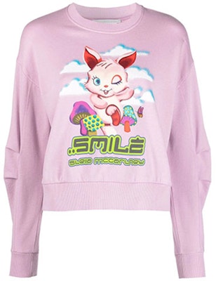 (W) Stella McCartney SS22 Baju Sweater Wanita Ungu Cetak Kartun. 604390SPW43-5601 Buy (W) Stella McCartney SS22 Baju Sweater Wanita Ungu Cetak Kartun. 604390SPW43-5601