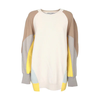 (Women) Stella McCartney SS23 Multicolor Crewneck Knitted Long Sleeve Sweater 603621S2263-2742