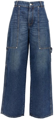 (W) Stella McCartney SS23 Seluar Kargo Denim Biru Wanita. 6D01503SPH33-4003 Order (W) Stella McCartney SS23 Seluar Kargo Denim Biru Wanita. 6D01503SPH33-4003