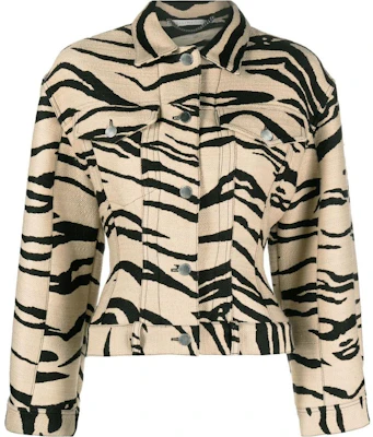 (W) Stella McCartney SS23 斑馬紋扣式外套 棕色 6800423BJ8069907 Buy (W) Stella McCartney SS23 斑馬紋扣式外套 棕色 6800423BJ8069907