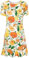 (Women) Stella McCartney SS24 Floral Print Short Sleeve Dress Women Multicolor. 6A02213DS300-7504 (Women) Stella McCartney SS24 Floral Print Short Sleeve Dress Women Multicolor. 6A02213DS300-7504
