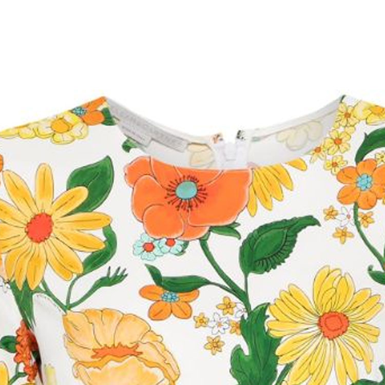 Purchase (W) ステラマッカートニー SS24 花柄プリント 半袖ワンピース レディース マルチカラー 6A02213DS300-7504