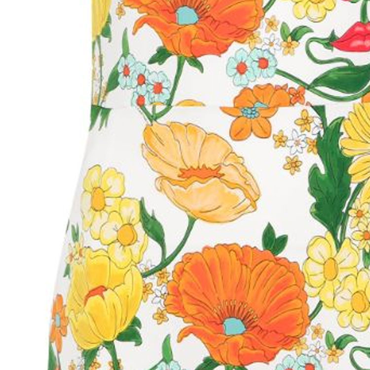 Sizing (W) ステラマッカートニー SS24 花柄プリント 半袖ワンピース レディース マルチカラー 6A02213DS300-7504