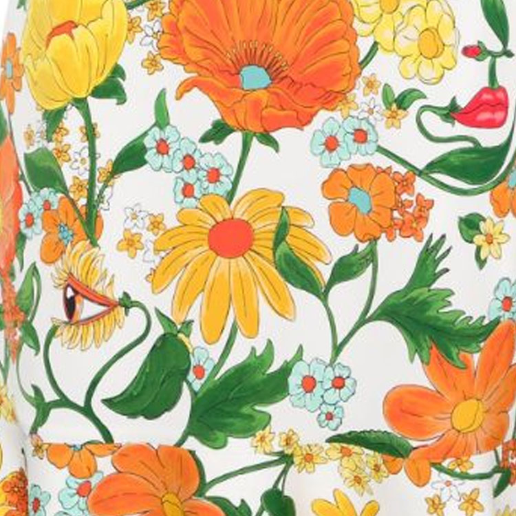 Cheap (W) ステラマッカートニー SS24 花柄プリント 半袖ワンピース レディース マルチカラー 6A02213DS300-7504