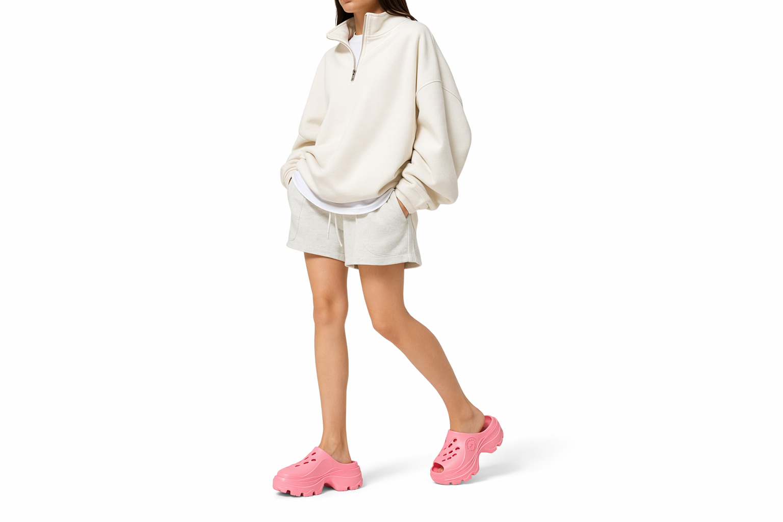 Order (Women) Stella McCartney x adidas Clog 'Light Flash Red' IE2436