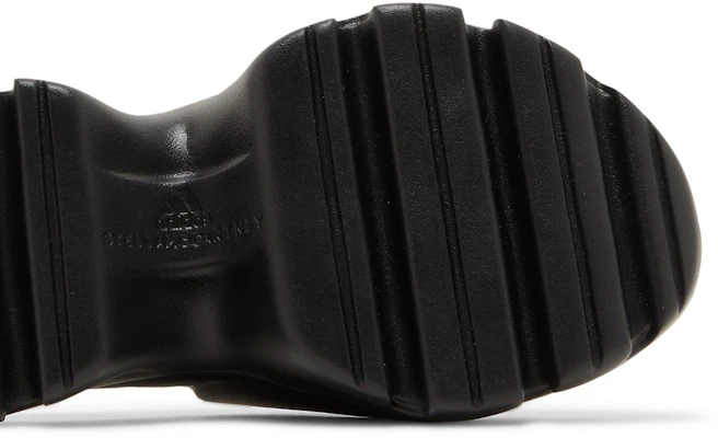 (W) Sabot Stella McCartney x adidas ''Triple Black''. GW2050 Details for (W) Sabot Stella McCartney x adidas ''Triple Black''. GW2050