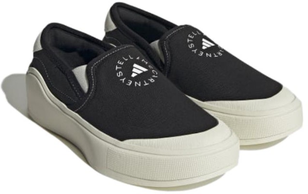 (Women) Stella McCartney x adidas Court Slip-On 'Core Black' HP2772 Lookbook (Women) Stella McCartney x adidas Court Slip-On 'Core Black' HP2772