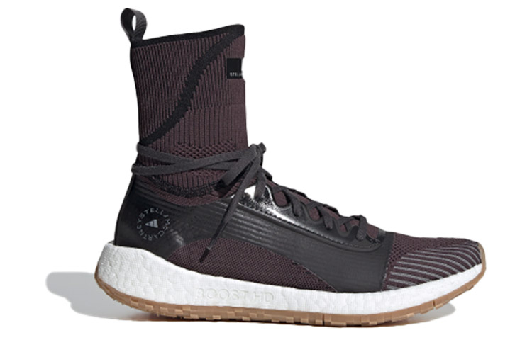 (W) adidas Stella McCartney adidas Pulseboot Hd Mid 'Black Purple' 圖 2