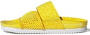(W) 스텔라 매카트니 x 아디다스 비비드 옐로우 슬라이드 EG1065