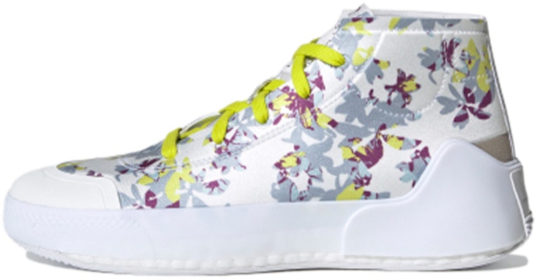 (Women) Stella McCartney x adidas Treino Mid 'Floral Print - White Acid Yellow' FY1180 Buy (Women) Stella McCartney x adidas Treino Mid 'Floral Print - White Acid Yellow' FY1180
