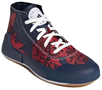 Stella McCartney x adidas Treino Mid Printed 帆布 花卉 運動 中筒 跑步鞋 女款 藍紅 Lookbook Stella McCartney x adidas Treino Mid Printed 帆布 花卉 運動 中筒 跑步鞋 女款 藍紅