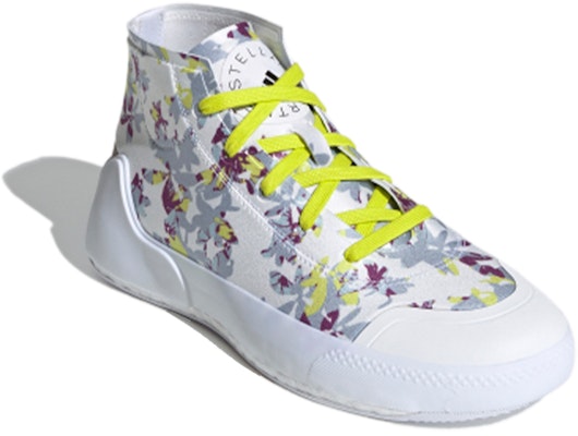 (Women) Stella McCartney x adidas Treino Mid 'Floral Print - White Acid Yellow' FY1180 Lookbook (Women) Stella McCartney x adidas Treino Mid 'Floral Print - White Acid Yellow' FY1180