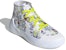 (W) Stella McCartney x adidas Treino Mid 'Cetakan Bunga - Putih Kuning Asid' FY1180
